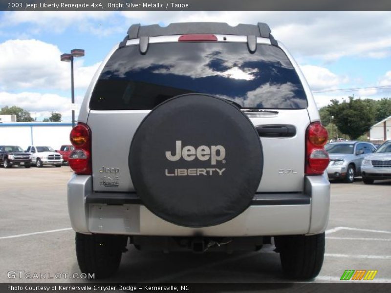 Bright Silver Metallic / Taupe 2003 Jeep Liberty Renegade 4x4
