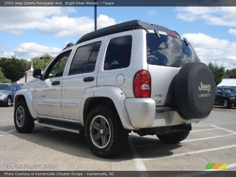 Bright Silver Metallic / Taupe 2003 Jeep Liberty Renegade 4x4