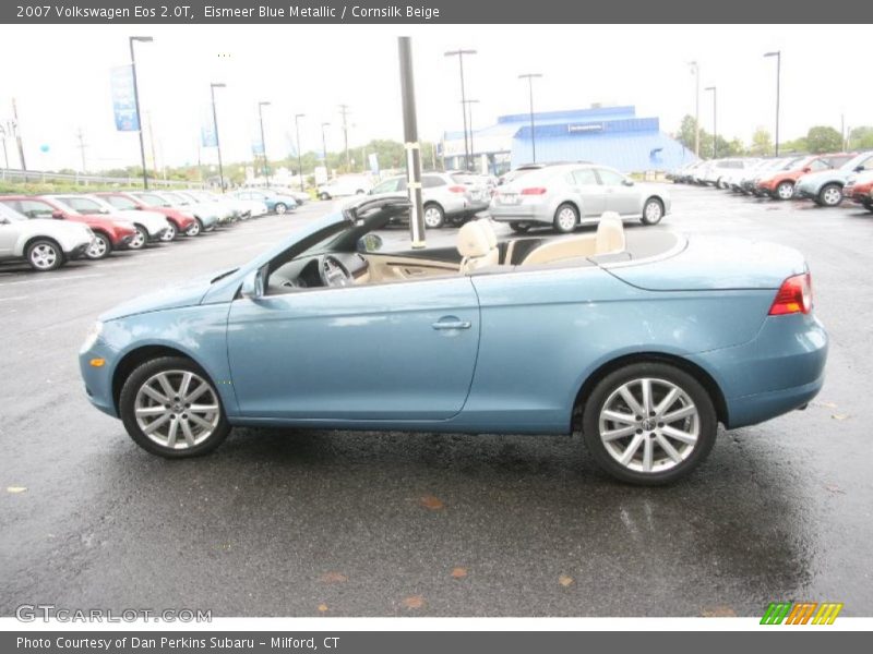Eismeer Blue Metallic / Cornsilk Beige 2007 Volkswagen Eos 2.0T
