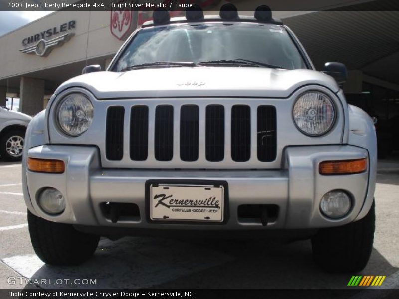 Bright Silver Metallic / Taupe 2003 Jeep Liberty Renegade 4x4