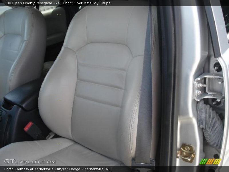 Bright Silver Metallic / Taupe 2003 Jeep Liberty Renegade 4x4