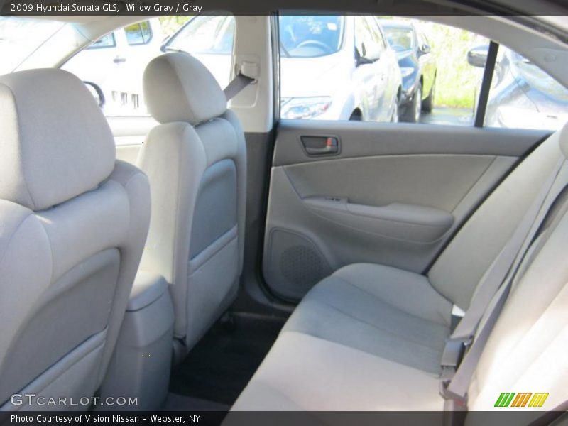 Willow Gray / Gray 2009 Hyundai Sonata GLS