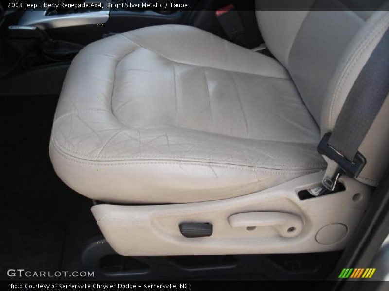 Bright Silver Metallic / Taupe 2003 Jeep Liberty Renegade 4x4