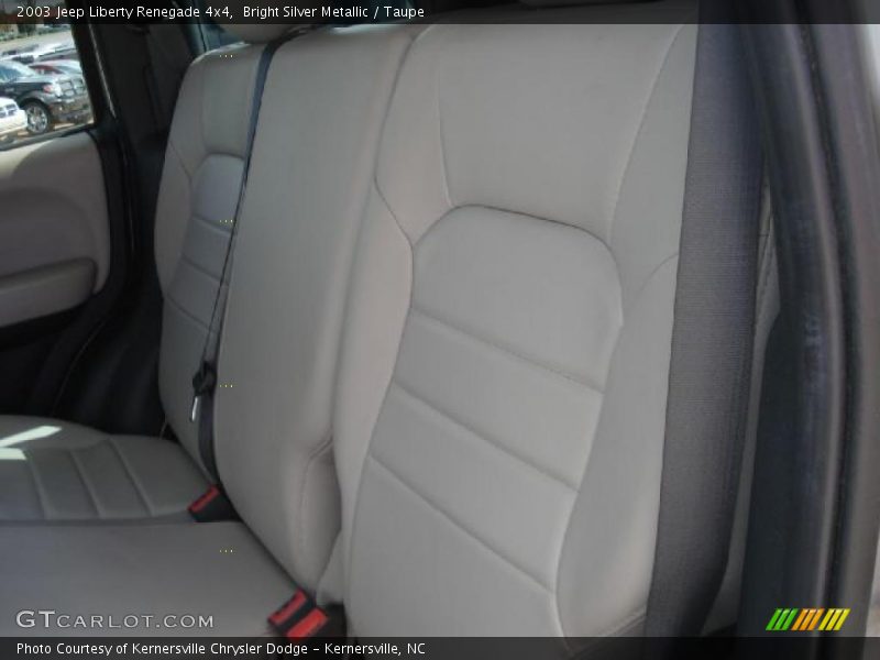 Bright Silver Metallic / Taupe 2003 Jeep Liberty Renegade 4x4