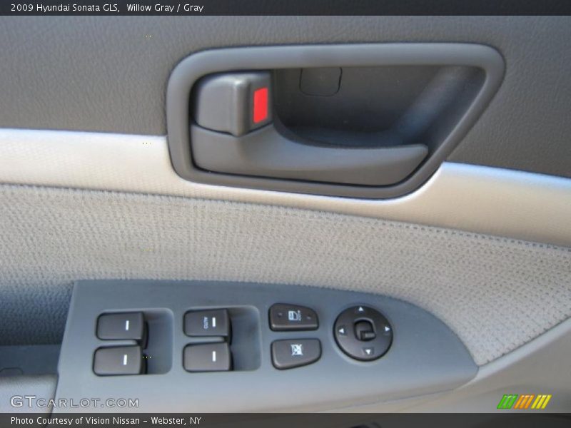 Willow Gray / Gray 2009 Hyundai Sonata GLS