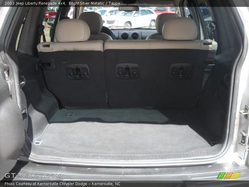 Bright Silver Metallic / Taupe 2003 Jeep Liberty Renegade 4x4
