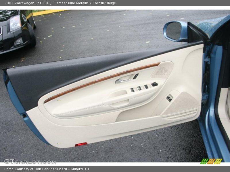 Eismeer Blue Metallic / Cornsilk Beige 2007 Volkswagen Eos 2.0T