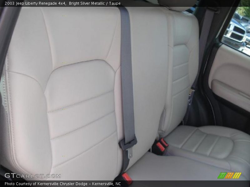Bright Silver Metallic / Taupe 2003 Jeep Liberty Renegade 4x4