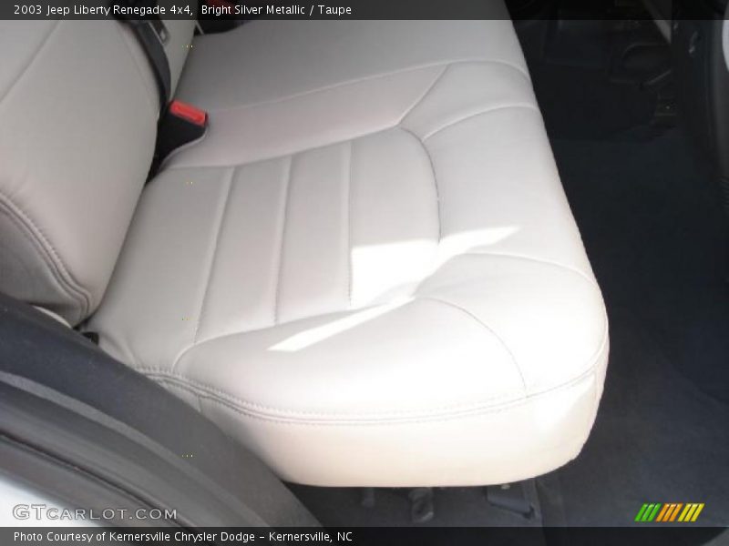 Bright Silver Metallic / Taupe 2003 Jeep Liberty Renegade 4x4