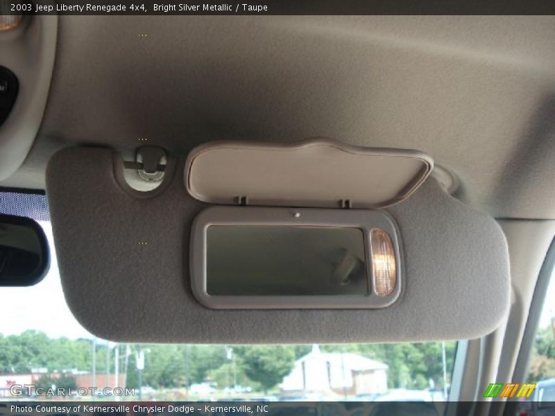 Bright Silver Metallic / Taupe 2003 Jeep Liberty Renegade 4x4