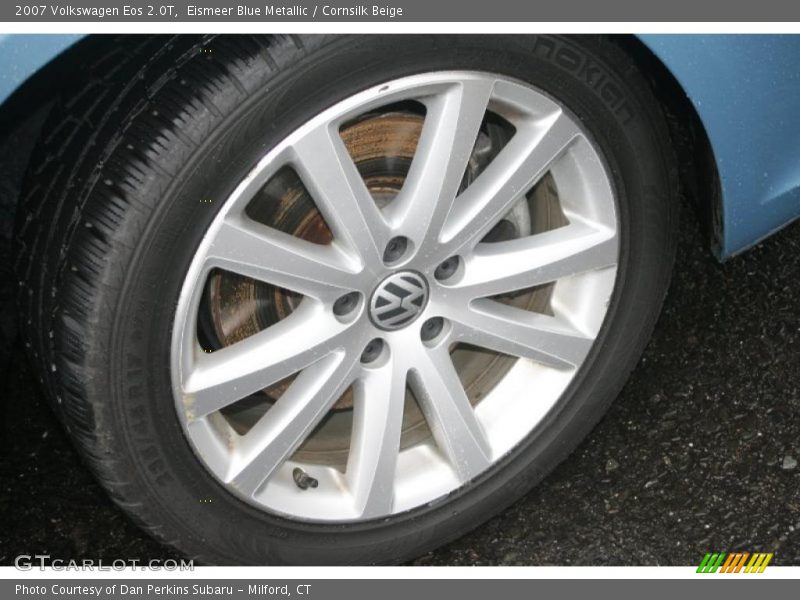 Eismeer Blue Metallic / Cornsilk Beige 2007 Volkswagen Eos 2.0T
