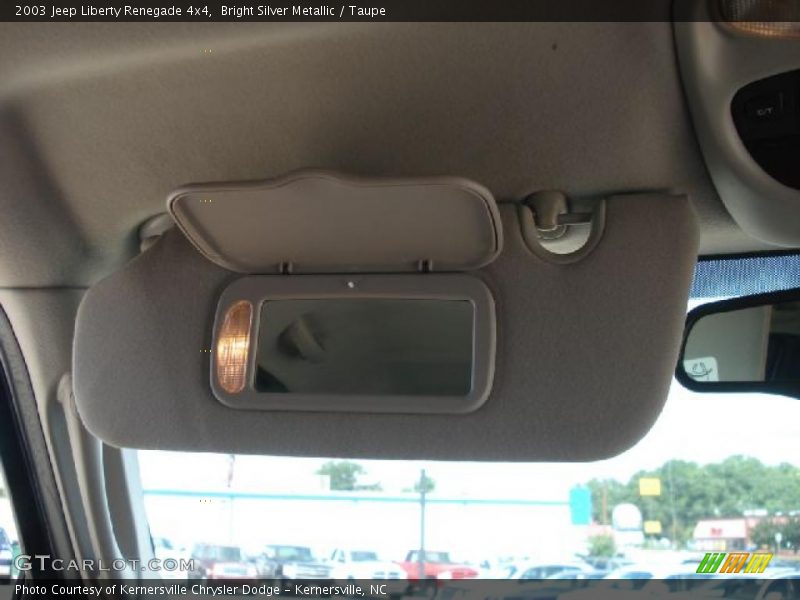 Bright Silver Metallic / Taupe 2003 Jeep Liberty Renegade 4x4