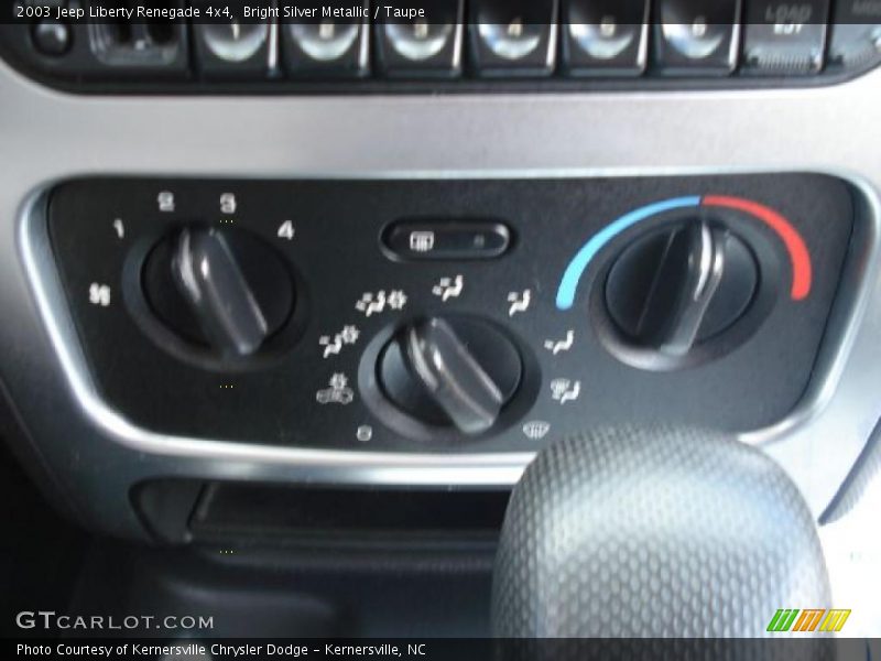 Bright Silver Metallic / Taupe 2003 Jeep Liberty Renegade 4x4