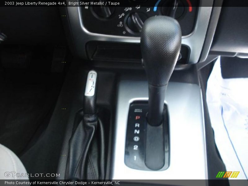 Bright Silver Metallic / Taupe 2003 Jeep Liberty Renegade 4x4