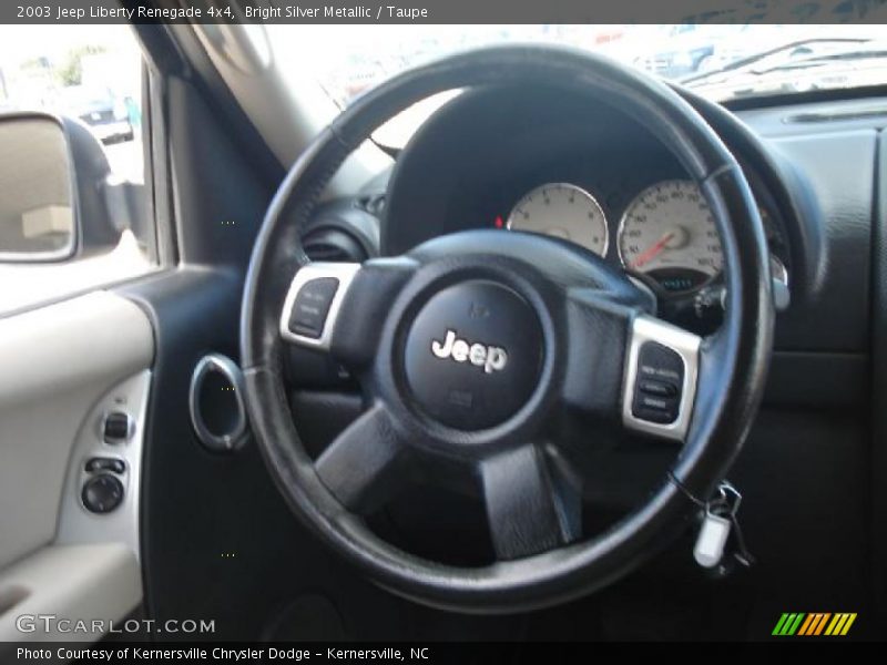 Bright Silver Metallic / Taupe 2003 Jeep Liberty Renegade 4x4