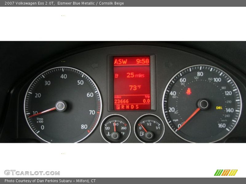 Eismeer Blue Metallic / Cornsilk Beige 2007 Volkswagen Eos 2.0T