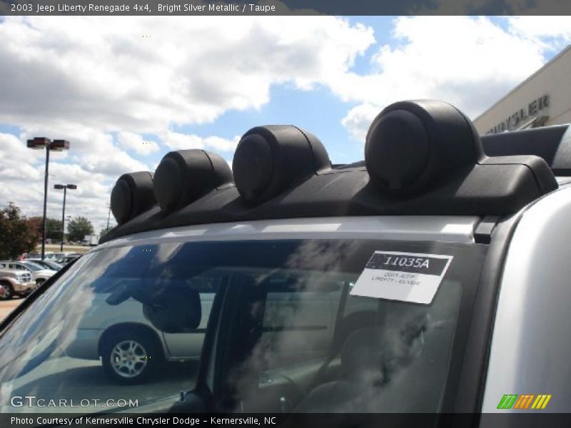 Bright Silver Metallic / Taupe 2003 Jeep Liberty Renegade 4x4