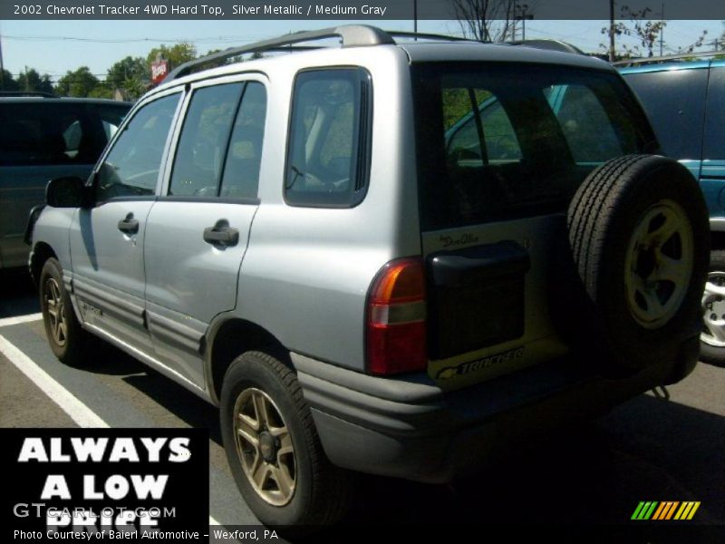 Silver Metallic / Medium Gray 2002 Chevrolet Tracker 4WD Hard Top