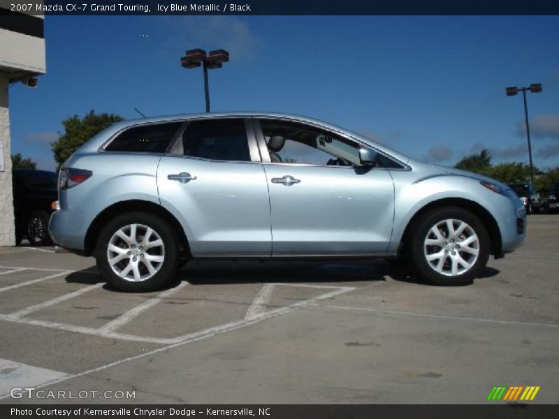 Icy Blue Metallic / Black 2007 Mazda CX-7 Grand Touring