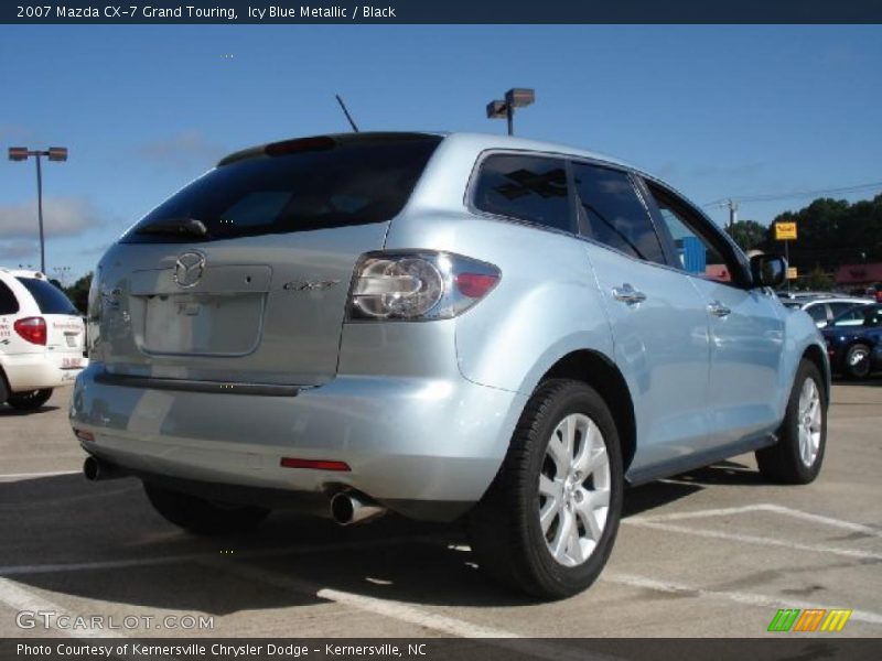 Icy Blue Metallic / Black 2007 Mazda CX-7 Grand Touring