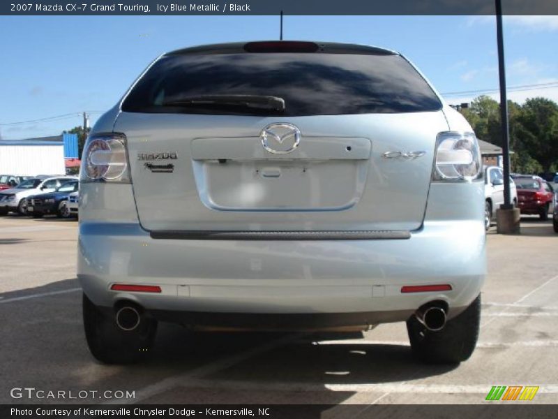 Icy Blue Metallic / Black 2007 Mazda CX-7 Grand Touring