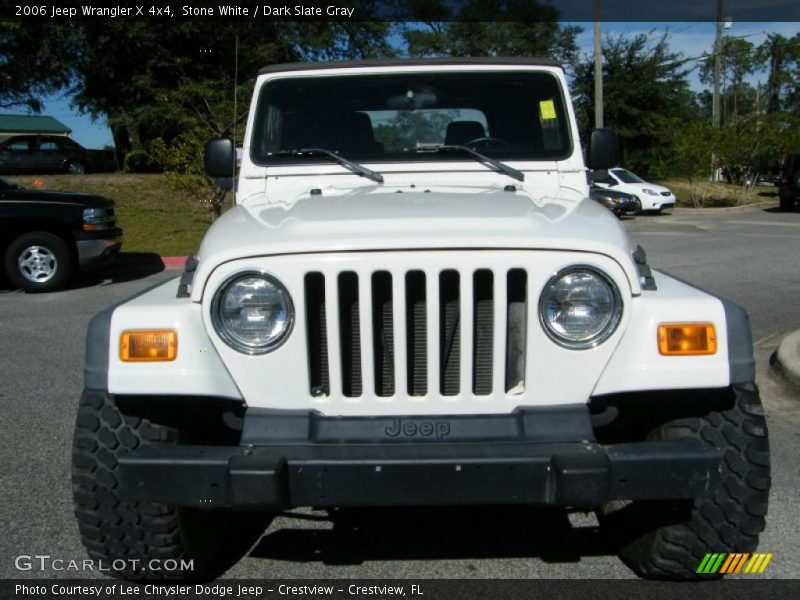 Stone White / Dark Slate Gray 2006 Jeep Wrangler X 4x4