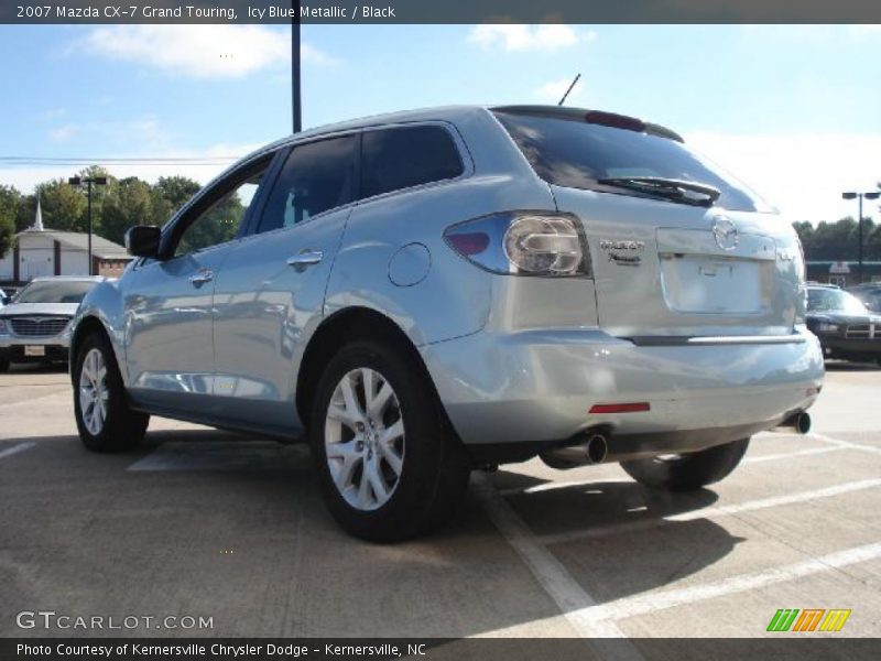Icy Blue Metallic / Black 2007 Mazda CX-7 Grand Touring