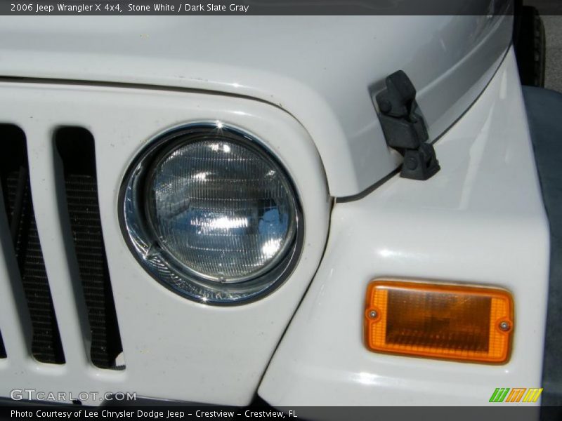 Stone White / Dark Slate Gray 2006 Jeep Wrangler X 4x4