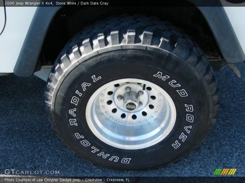 Stone White / Dark Slate Gray 2006 Jeep Wrangler X 4x4