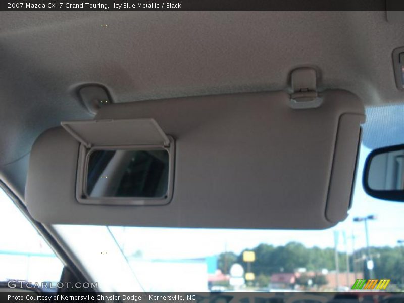 Icy Blue Metallic / Black 2007 Mazda CX-7 Grand Touring