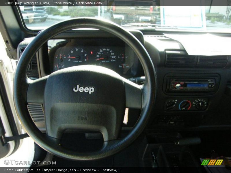 Stone White / Dark Slate Gray 2006 Jeep Wrangler X 4x4