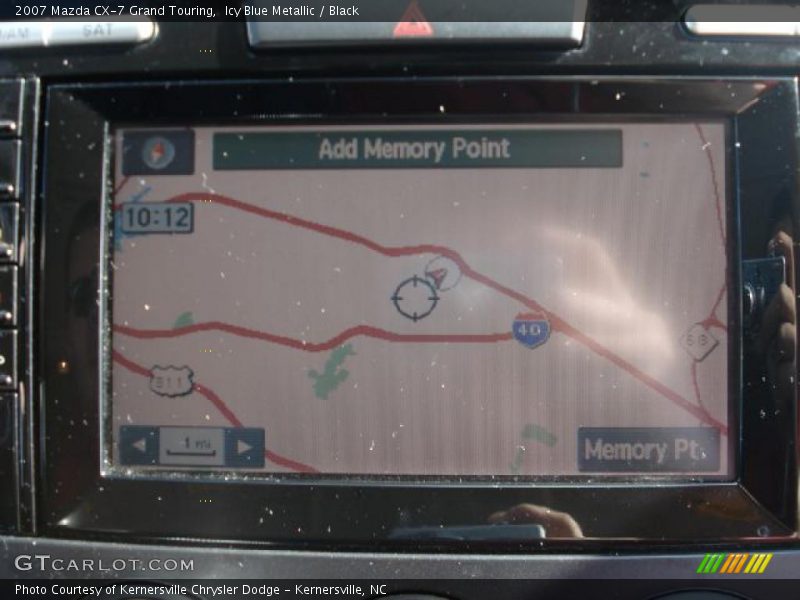 Icy Blue Metallic / Black 2007 Mazda CX-7 Grand Touring