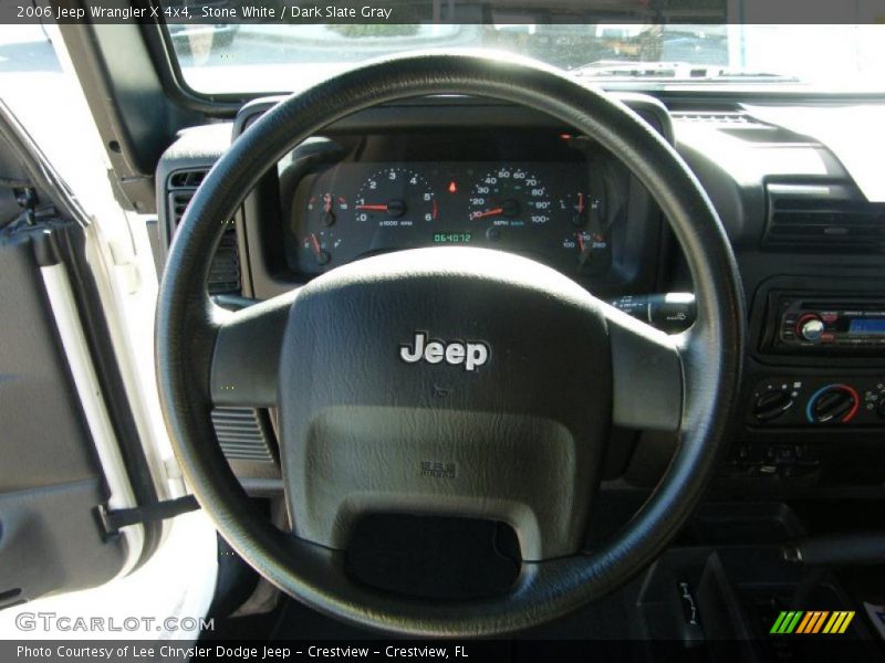 Stone White / Dark Slate Gray 2006 Jeep Wrangler X 4x4