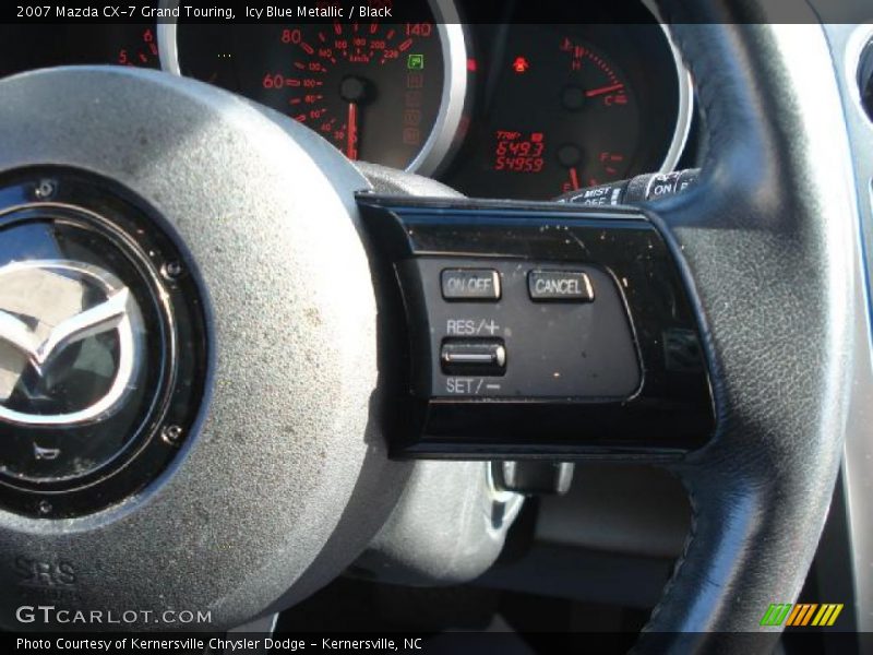 Icy Blue Metallic / Black 2007 Mazda CX-7 Grand Touring