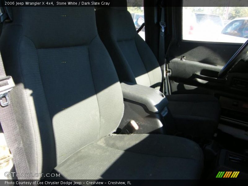 Stone White / Dark Slate Gray 2006 Jeep Wrangler X 4x4