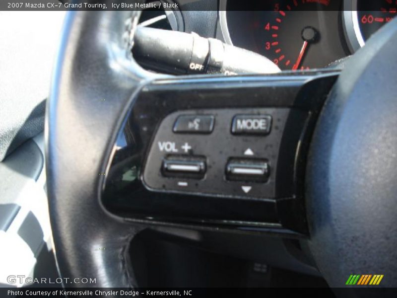 Icy Blue Metallic / Black 2007 Mazda CX-7 Grand Touring