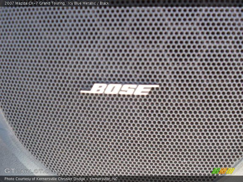 Icy Blue Metallic / Black 2007 Mazda CX-7 Grand Touring