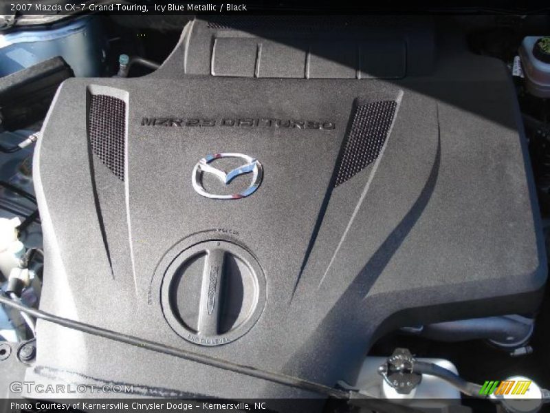 Icy Blue Metallic / Black 2007 Mazda CX-7 Grand Touring