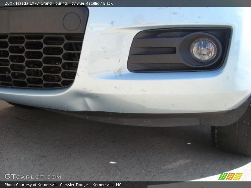 Icy Blue Metallic / Black 2007 Mazda CX-7 Grand Touring