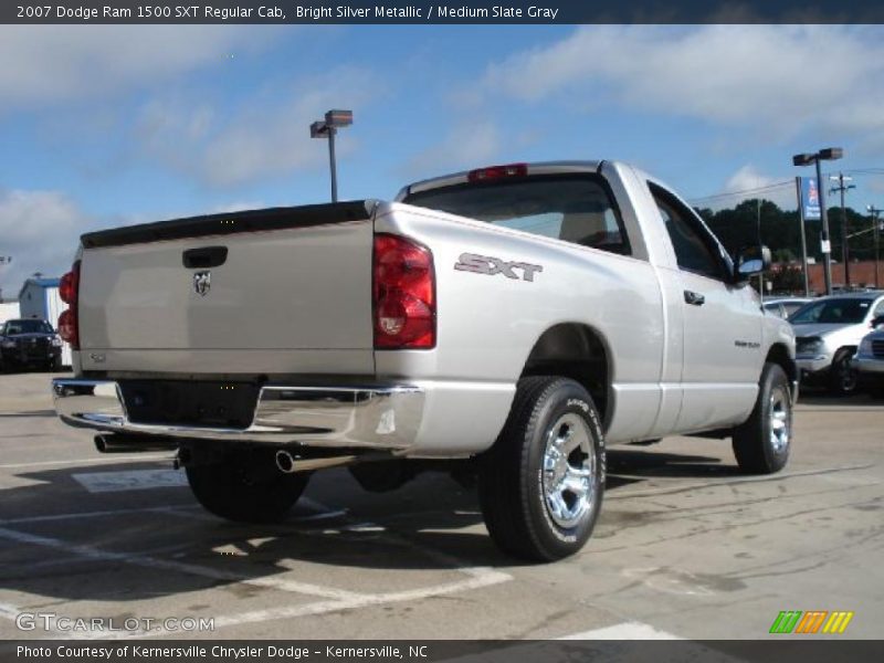 Bright Silver Metallic / Medium Slate Gray 2007 Dodge Ram 1500 SXT Regular Cab