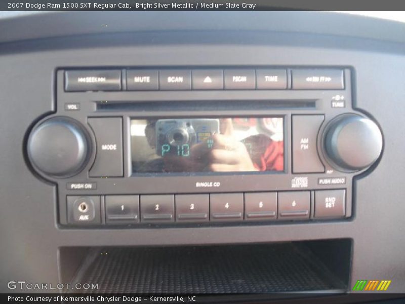 Bright Silver Metallic / Medium Slate Gray 2007 Dodge Ram 1500 SXT Regular Cab