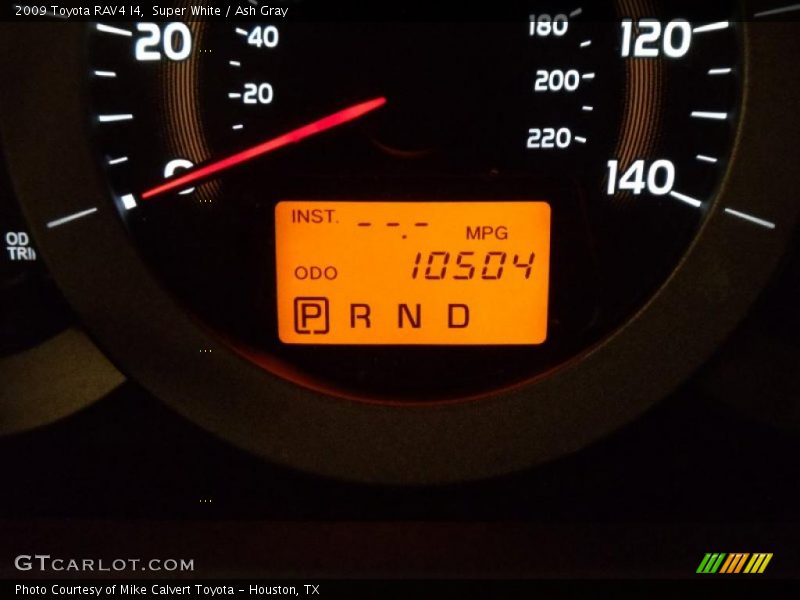 Super White / Ash Gray 2009 Toyota RAV4 I4