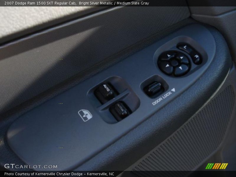Bright Silver Metallic / Medium Slate Gray 2007 Dodge Ram 1500 SXT Regular Cab