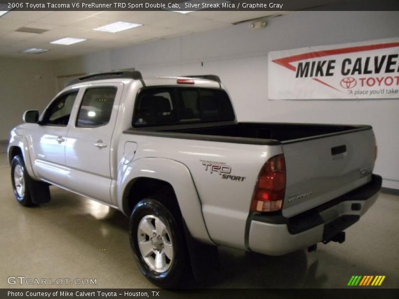 Silver Streak Mica / Graphite Gray 2006 Toyota Tacoma V6 PreRunner TRD Sport Double Cab