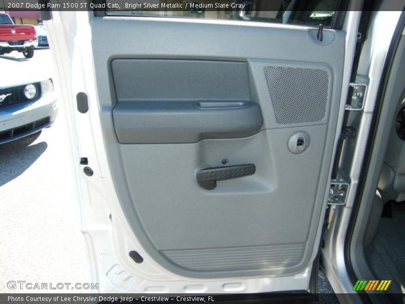 Bright Silver Metallic / Medium Slate Gray 2007 Dodge Ram 1500 ST Quad Cab