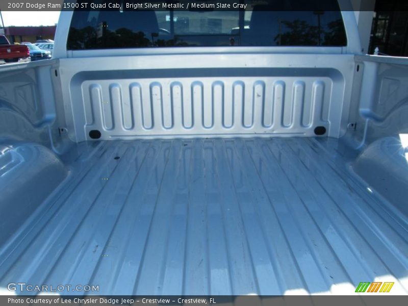 Bright Silver Metallic / Medium Slate Gray 2007 Dodge Ram 1500 ST Quad Cab