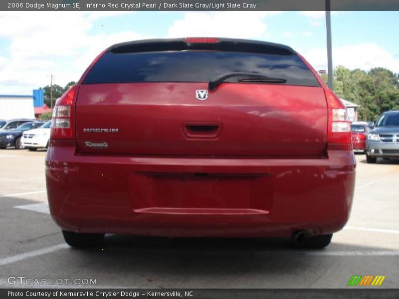 Inferno Red Crystal Pearl / Dark Slate Gray/Light Slate Gray 2006 Dodge Magnum SE