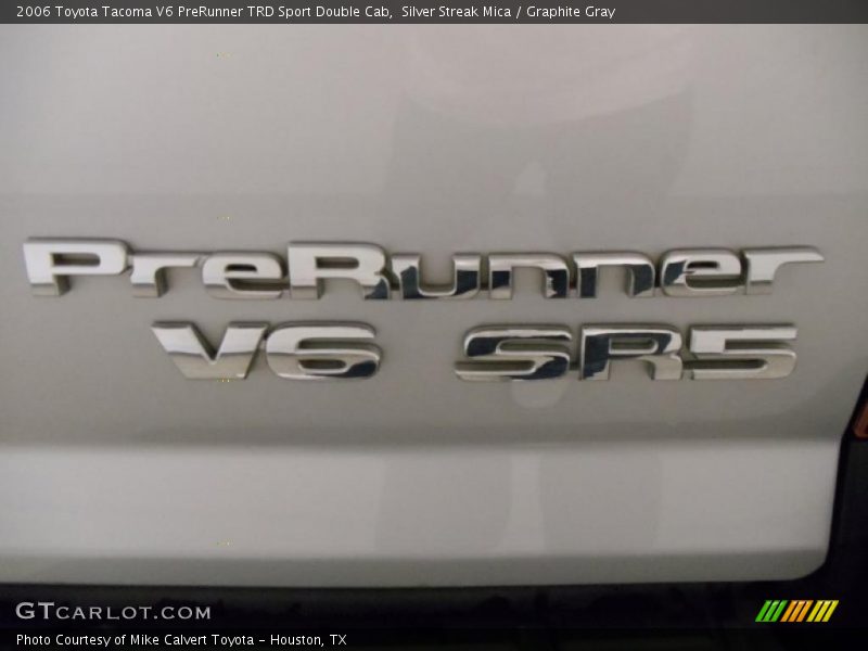 Silver Streak Mica / Graphite Gray 2006 Toyota Tacoma V6 PreRunner TRD Sport Double Cab