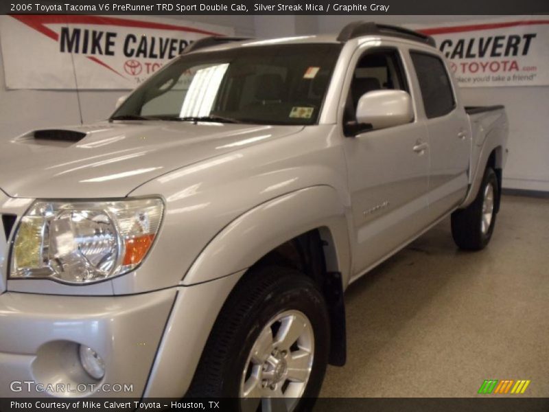 Silver Streak Mica / Graphite Gray 2006 Toyota Tacoma V6 PreRunner TRD Sport Double Cab