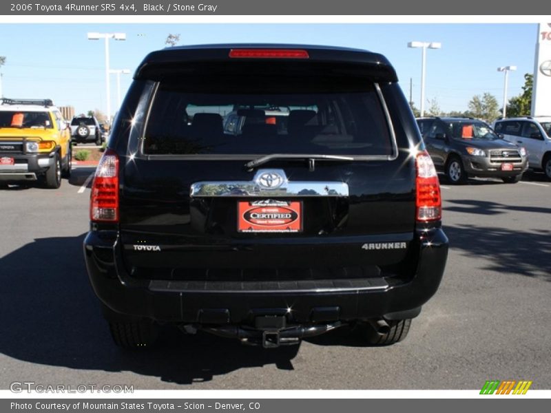 Black / Stone Gray 2006 Toyota 4Runner SR5 4x4